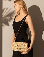 Women's Mini Hobo Crossbody Crochet Shoulder Bag