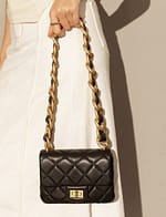 Women's Chunky Chain Leather Mini Bag