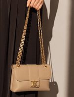 Women's Baguette Envelope Mini Chain Bag