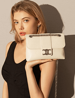 Women's Baguette Envelope Mini Chain Bag