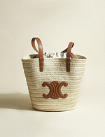 Women's Raffia Woven Crossbody Shoulder Basket Bag