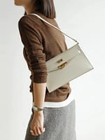 Women's Inspired Kelly Versatile Genuine Leather Shoulder Bag