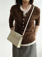 Women's Inspired Kelly Versatile Genuine Leather Shoulder Bag