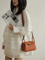 Women's Leather Soft Pillow Crossbody Bag