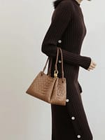 Women's Luxury Intricate Woven Leather Shoulder Bag