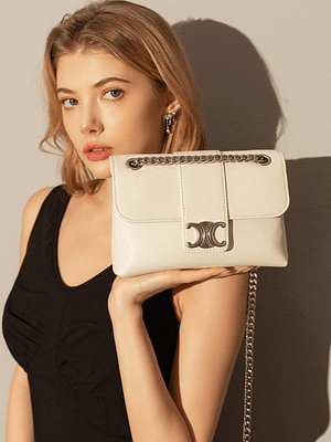 Women's Baguette Envelope Mini Chain Bag