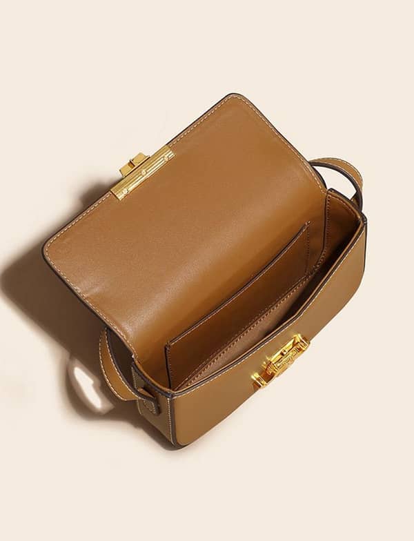 Women's Genuine Leather Box Mini Square Bag