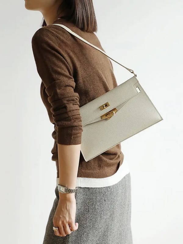 Women's Inspired Kelly Versatile Genuine Leather Shoulder Bag